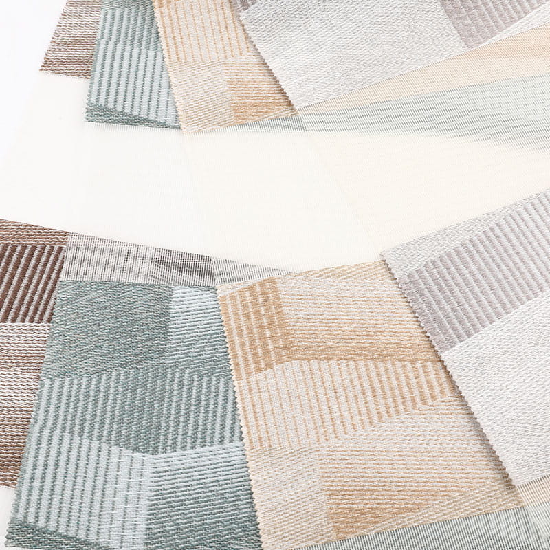 YX010 uredska zamračena jacquard vez zebra tkanina za zastore